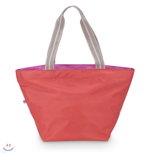 [ALL FOR COLOR] Color Block Tote ÷ Ʈ - Orange Mango