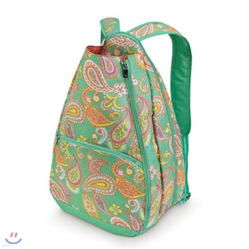 [ALL FOR COLOR] Tennis Backpack   - Paisley Breeze