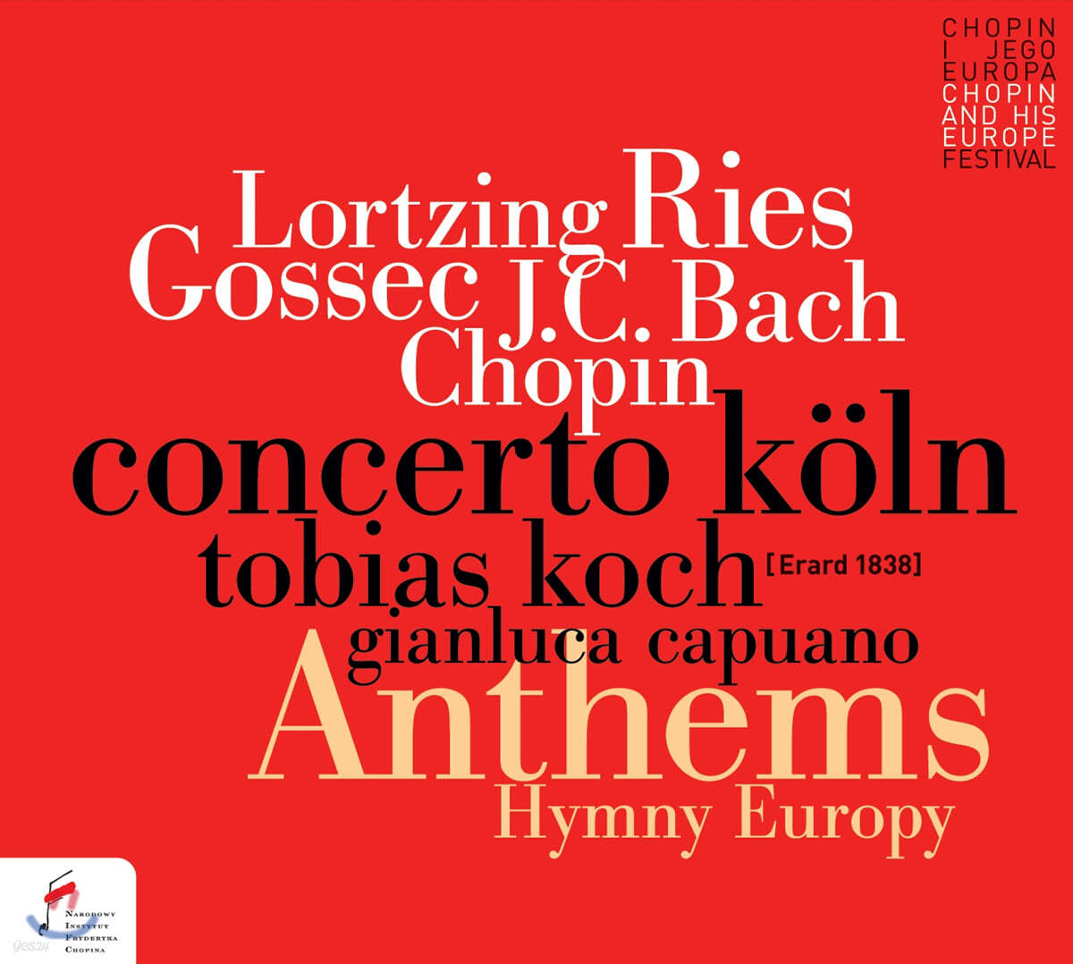 Tobias Koch 로르칭: &#39;폴란드 사람과 아이&#39; 서곡 / J.C.바흐: 건반 협주곡 6번 / 리스: &#39;룰 브리타니아&#39; 변주곡 외 (Anthems Hymn Europe)