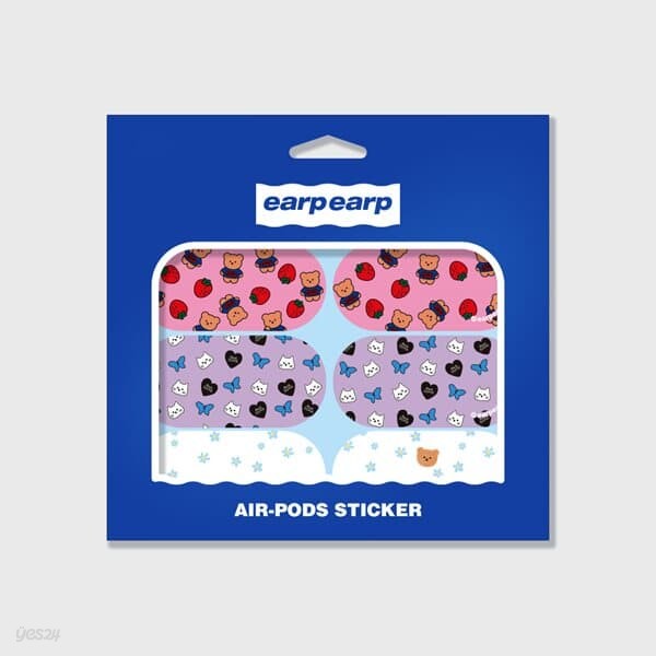 Earpearp air pods sticker pack-pastel blue