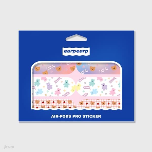 Earpearp air pods pro sticker pack-pastel pink