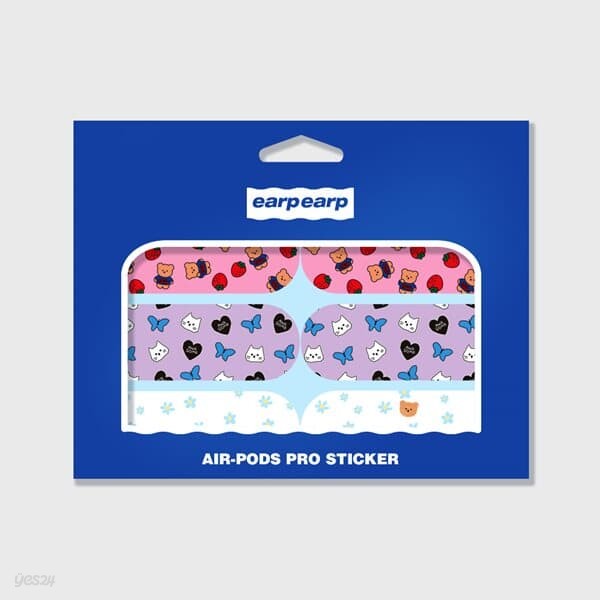 Earpearp air pods pro sticker pack-pastel blue