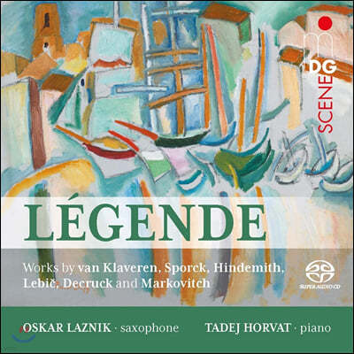 Oskar Laznik 20   (Legende - Works for Alto Saxophone and Piano) 