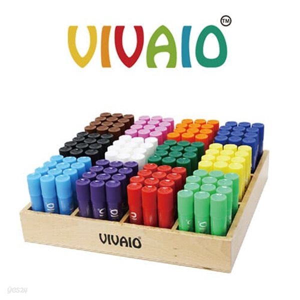 [VIVAIO] 솔리드 포스터 페인트 클래스룸 세트 144색