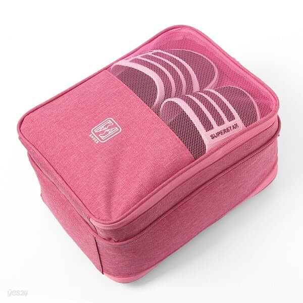 슈즈온 양면 멀티 신발파우치(핑크)/ 여행용신발가방
