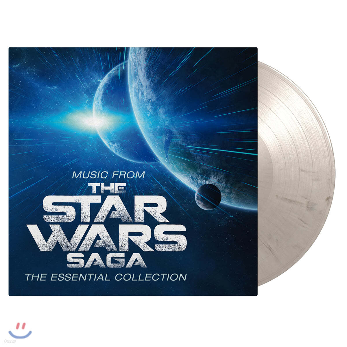 스타워즈 영화음악 베스트 모음집 (Music from the Star Wars Saga - The Essential Collection by John Williams) [화이트 &amp; 블랙 마블 컬러 2LP]