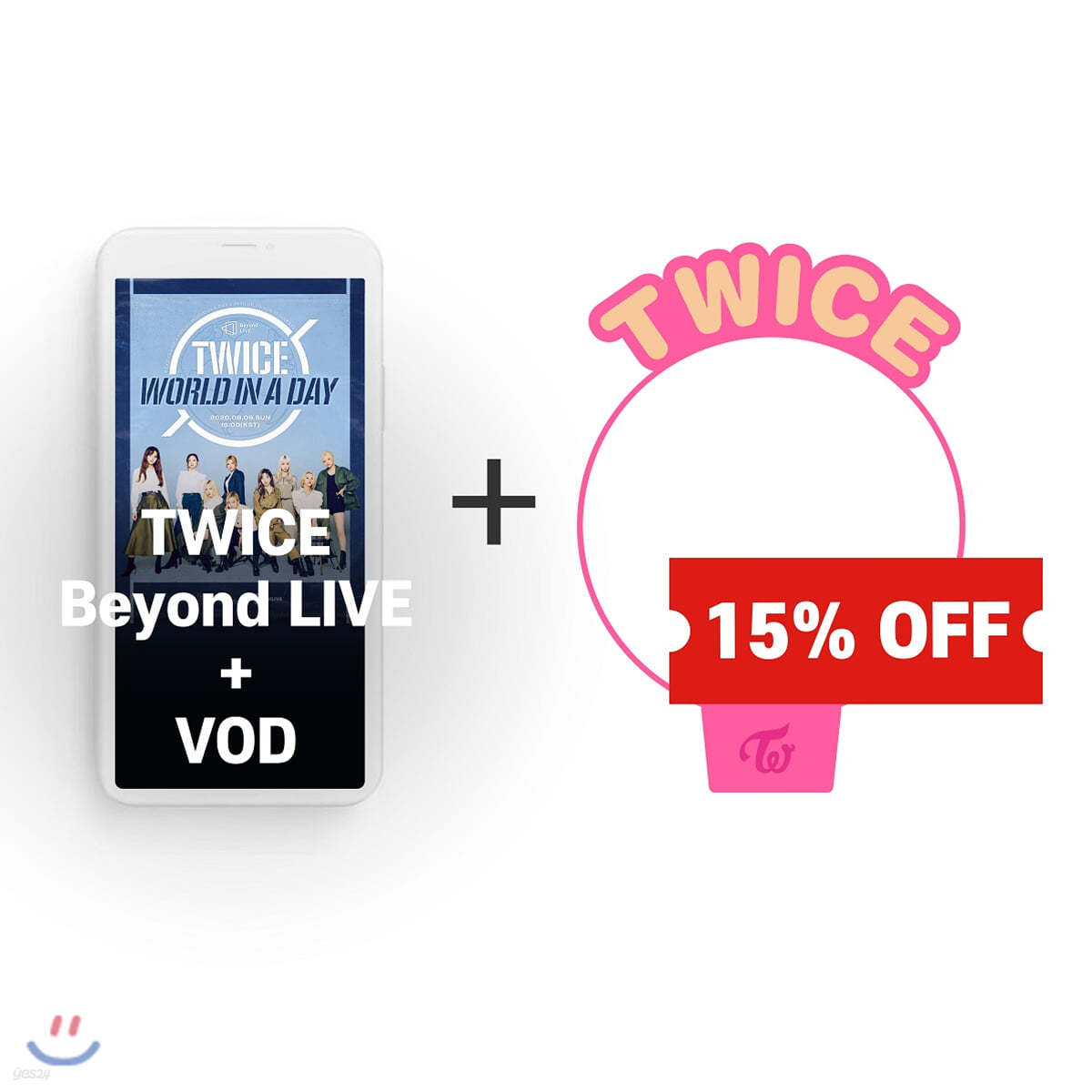 TWICE Beyond LIVE +VOD관람권 + 캔디봉 커버 VER.2