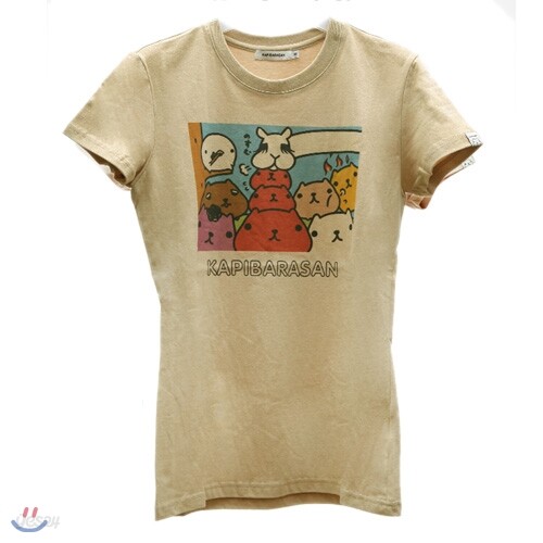 [카피바라상] 카피바라상 여성용 반팔티셔츠 Style NO. 015