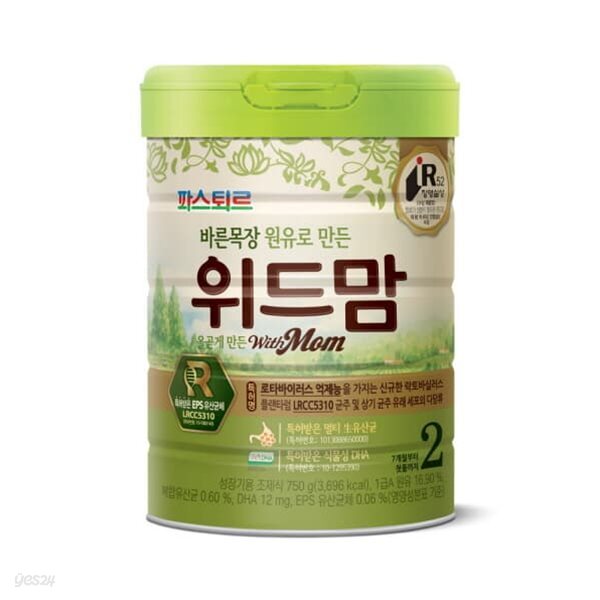 [파스퇴르]바른목장 위드맘 2단계1캔