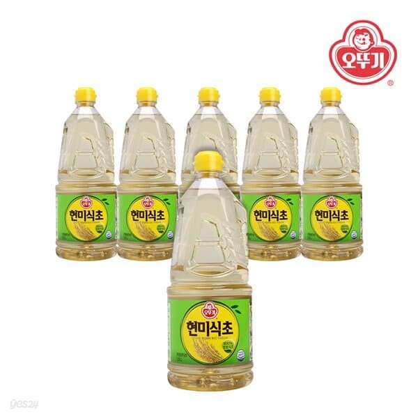 오뚜기 현미식초 1.5L x 6개(1박스)