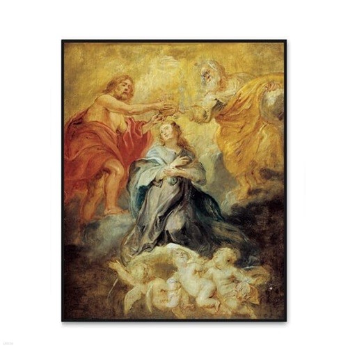 纥 -    ( ġ) The Coronation of the Virgin (Oil Sketch)