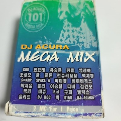(중고Tape) DJ ACURA MEGAMIX (2Tape)  