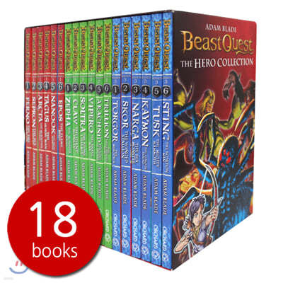 Beast Quest 18 Books Set (#1~3) Ʈ Ʈ 18 Ʈ