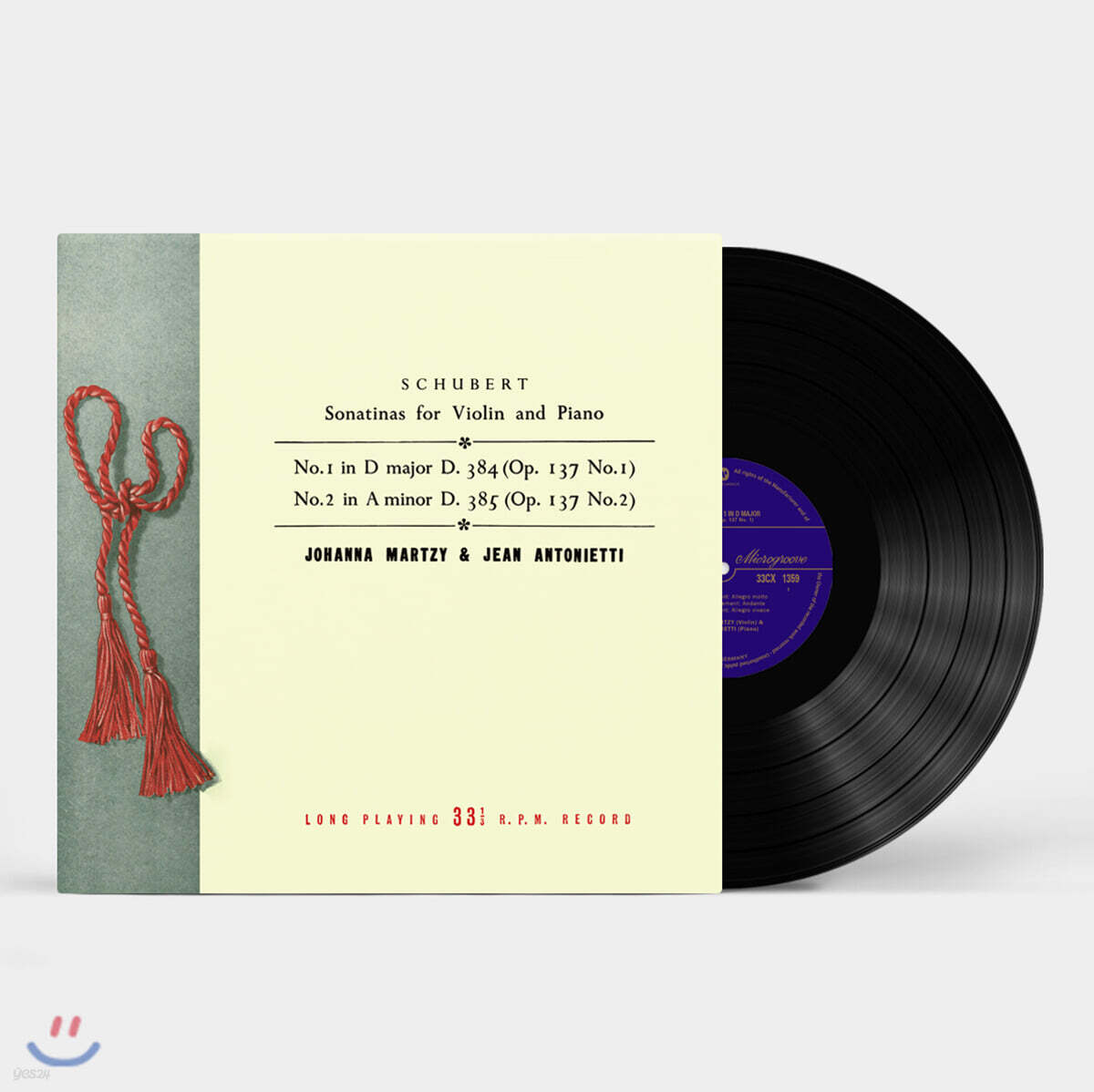 Johanna Martzy 슈베르트: 바이올린과 피아노를 위한 작품 1집 - 요한나 마르치 [LP]