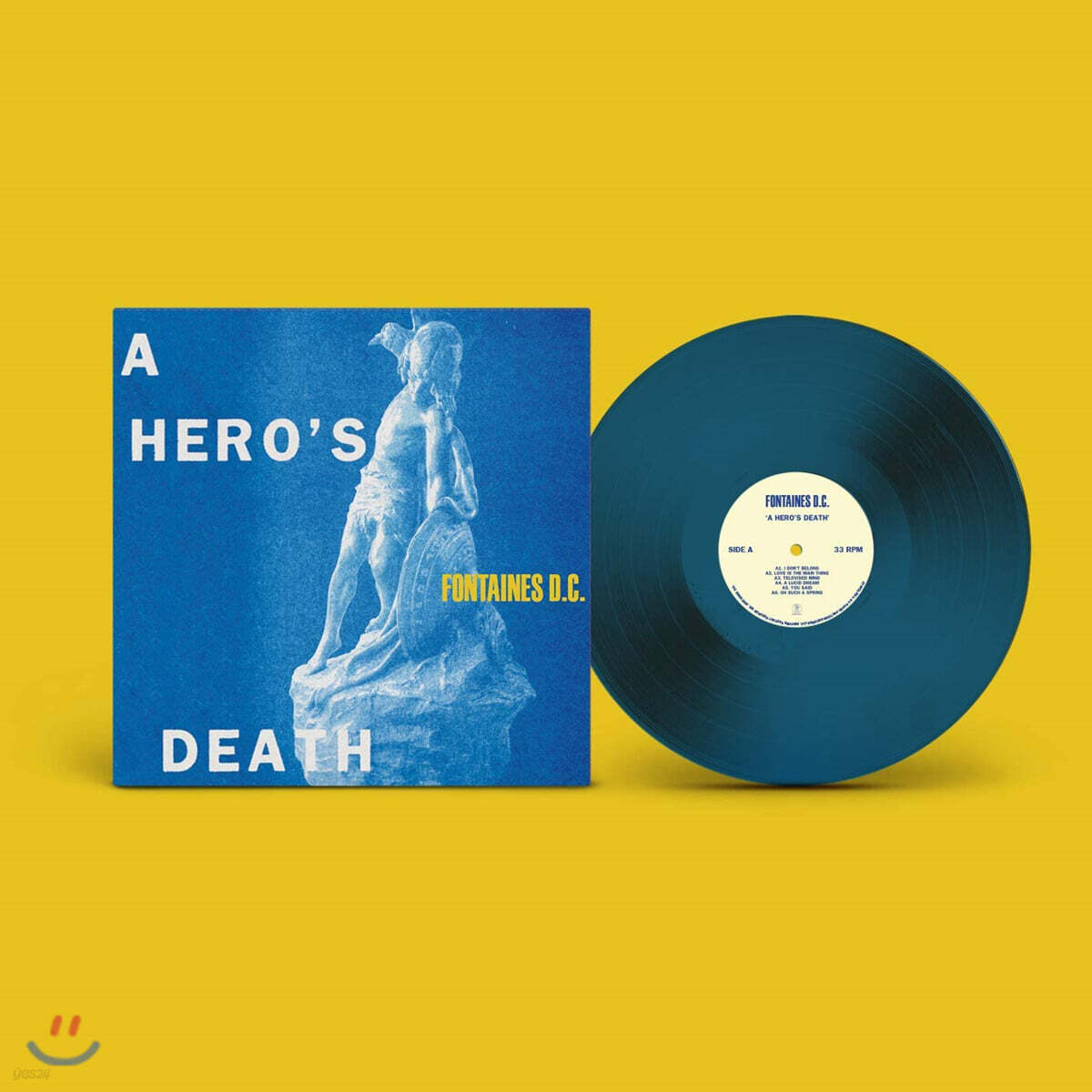 Fontaines D.C. (퐁텐 디씨) - A Hero's Death [블루 컬러 LP]