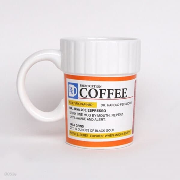 커피 처방전 머그컵 커피잔 12oz
