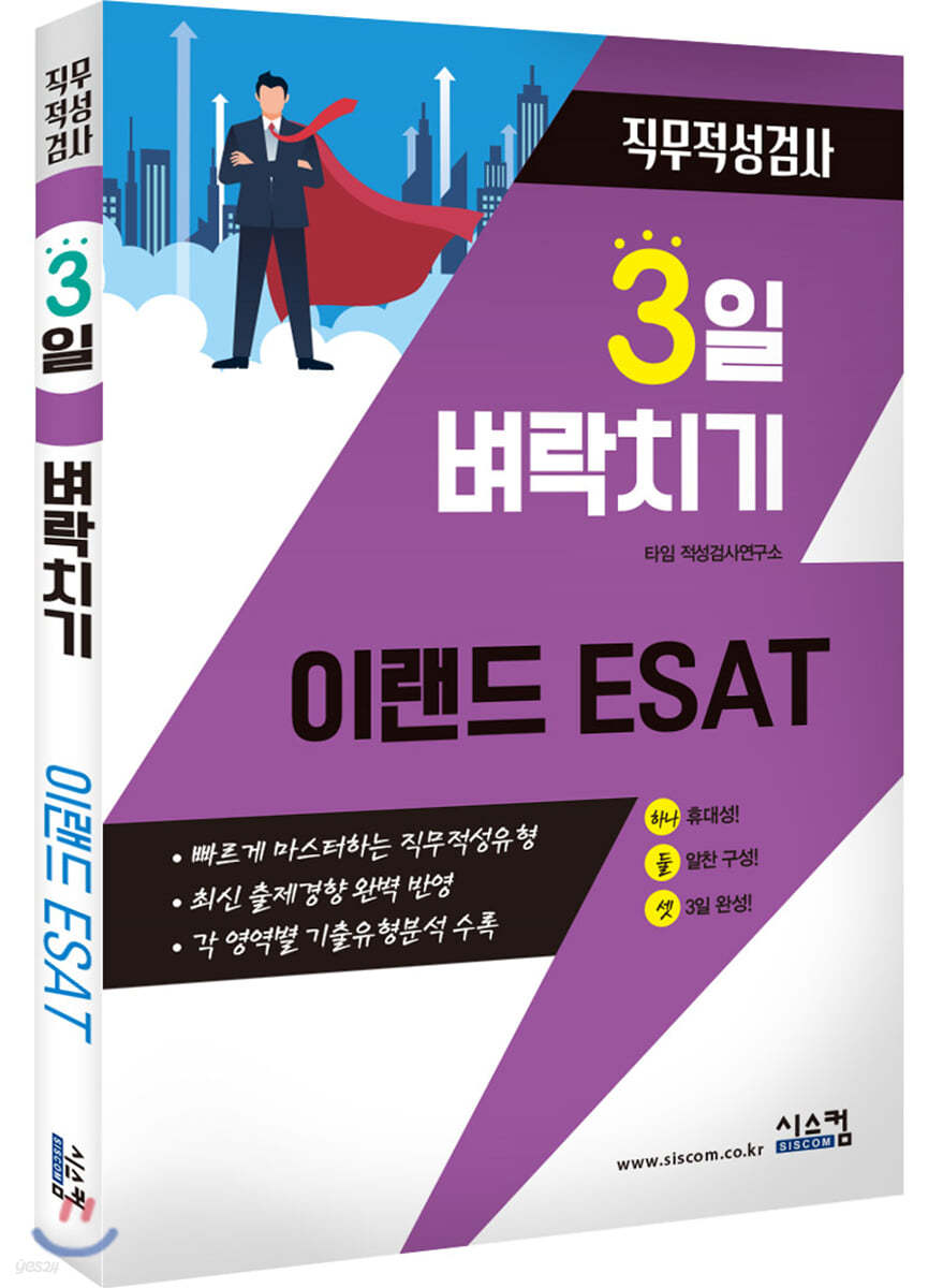 3일 벼락치기 이랜드 ESAT