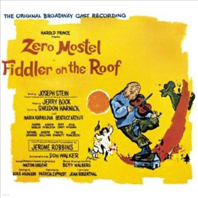 O.S.T. - Fiddler On The Roof (  ̿ø) (Original Cast Recording) (Paper Sleeve)(CD)