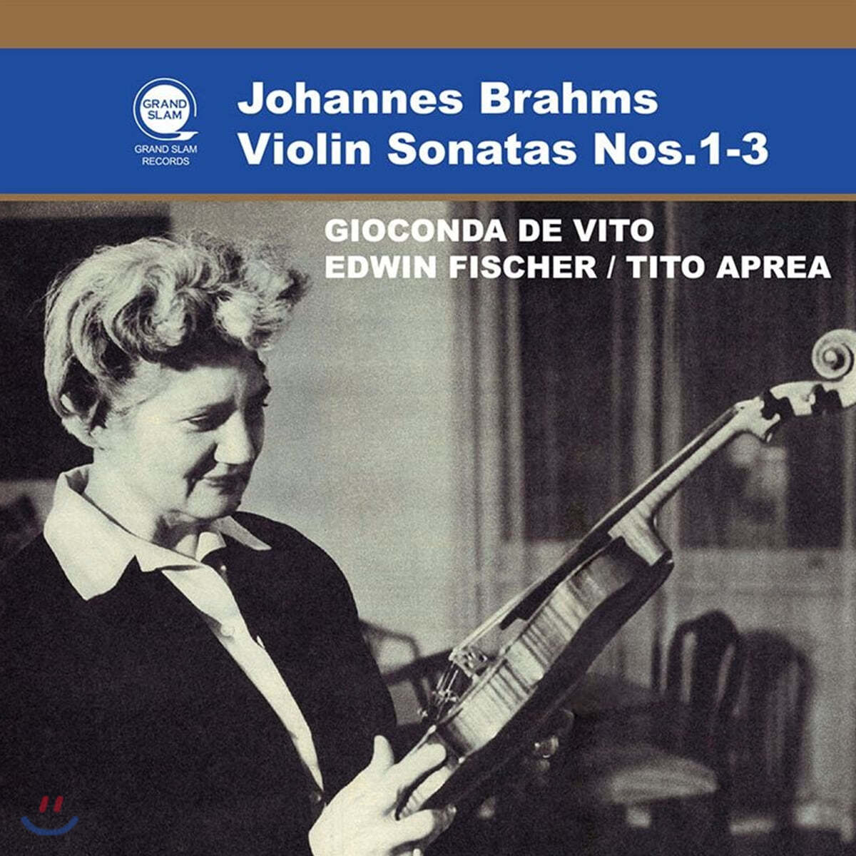 Gioconda De Vito 브람스: 바이올린 소나타 1-3번 (Brahms: Violin Sonatas Nos.1-3)