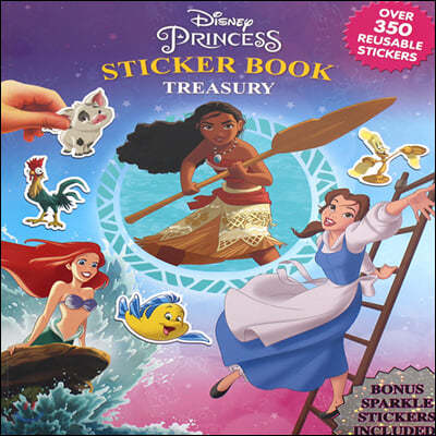 Disney Princess Sticker Book Treasury - 디즈니 프린세스 스티커북