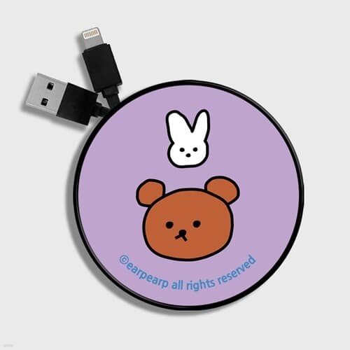 Bear and rabbit-purple(Ʈ)