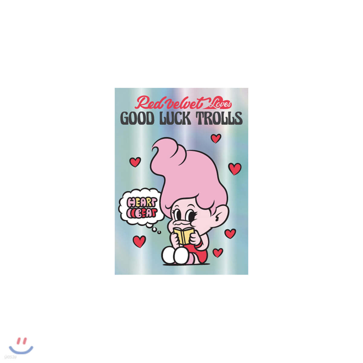 레드벨벳(Red Velvet Loves GOOD LUCK TROLLS) - HOLOGRAM POSTCARD_PINK