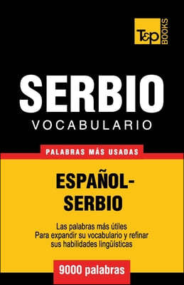 Vocabulario espanol-serbio - 9000 palabras mas usadas