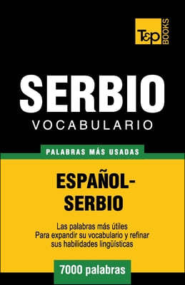 Vocabulario espanol-serbio - 7000 palabras mas usadas