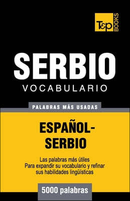 Vocabulario espanol-serbio - 5000 palabras mas usadas