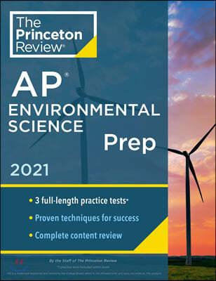 Princeton Review AP Environmental Science Prep, 2021: 3 Practice Tests + Complete Content Review + Strategies & Techniques