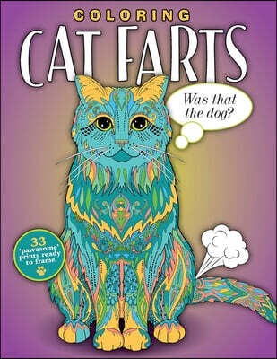 Topix Media Lab LLC Coloring Cat Farts: A Funny and Irreverent Coloring Book for Cat Lovers (for all ages)