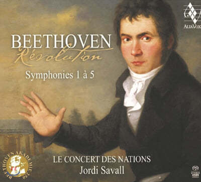 Jordi Savall 베토벤: 교향곡 1-5번 - 조르디 사발 (Beethoven: Symphony Opp.21, 36, 55, 60, 67)