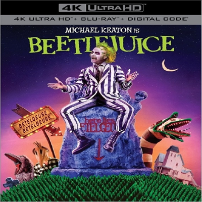 Beetlejuice (Ʋ꽺) (4K Ultra HD+Blu-ray)(ѱ۹ڸ)