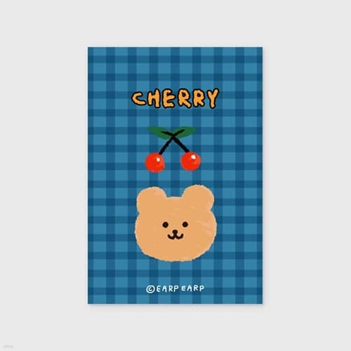 Cherry bear-blue()