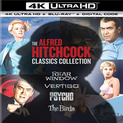 Alfred Hitchcock Classics Collection ( ġ Ŭ ÷) (4K Ultra HD+Blu-ray)(ѱ۹ڸ)