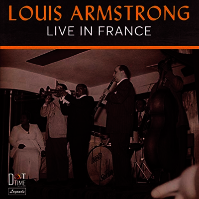 Louis Armstrong — Live In France 1948 앨범 커버