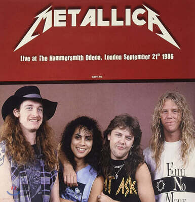Metallica — Live at The Hammersmith Odeon London September 21th 1986 앨범 커버