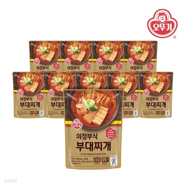 오뚜기 의정부식 부대찌개 500g x 12개(1박스)