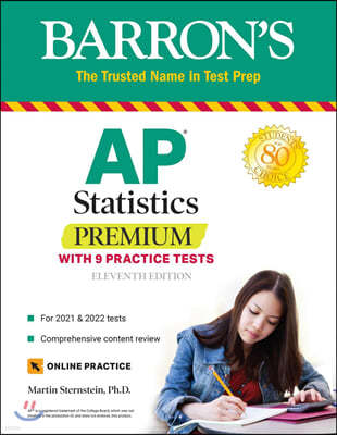 AP Statistics Premium: With 9 Practice Tests