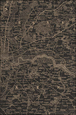 London (1836 map) 4x6" Field Journal / Field Notebook / Field Book / Memo Book / Pocket Notebook (50 pages/25 sheets)