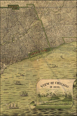 Chicago (1893 Map) 4x6" Field Journal / Field Notebook / Field Book / Memo Book / Pocket Notebook (50 pages/25 sheets)