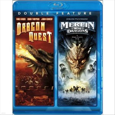 Dragonquest / Merlin & The War of the Dragons (巹Ʈ/  ) (ѱ۹ڸ)(Blu-ray) (2008)