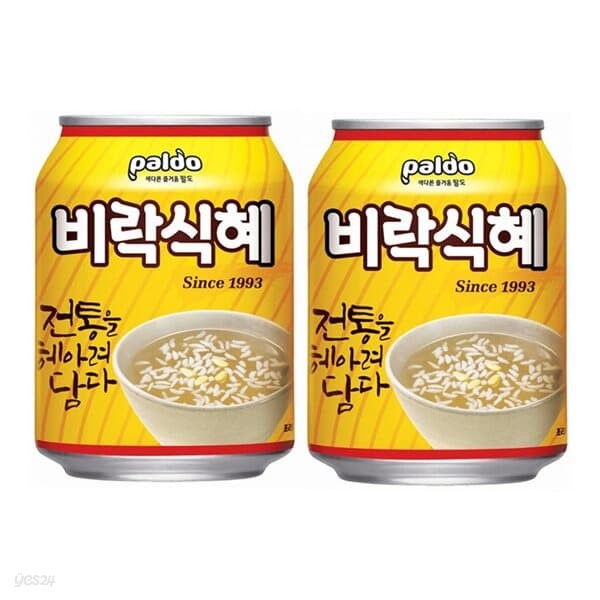 팔도 비락식혜 238mL 24캔