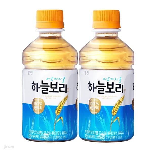 웅진 하늘보리 340mL 48펫