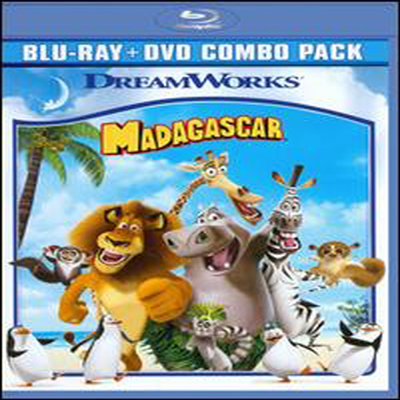 Madagascar (ٰī) (ѱ۹ڸ)(Blu-ray+DVD) (2013)