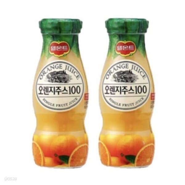 롯데칠성 델몬트무가당오렌지 180mL 30병