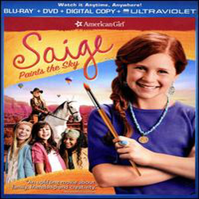 An American Girl: Saige Paints the Sky (̱ ҳ: , ϴ ׸) (ѱ۹ڸ)(Blu-ray + DVD + Digital Copy + UltraViolet) (2012)