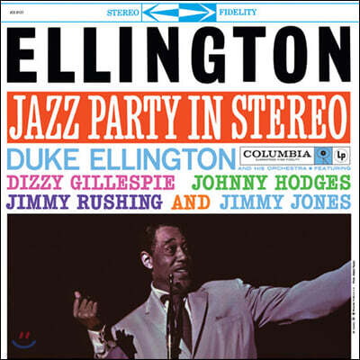 Clark Terry,Dizzy Gillespie,Britt Woodman,Jimmy Rushing,Johnny Hodges,Jimmy Jones,Cat Anderson,Ray Nance — Duke Ellington (듀크 엘링턴) - Jazz Party in Stereo 앨범 커버