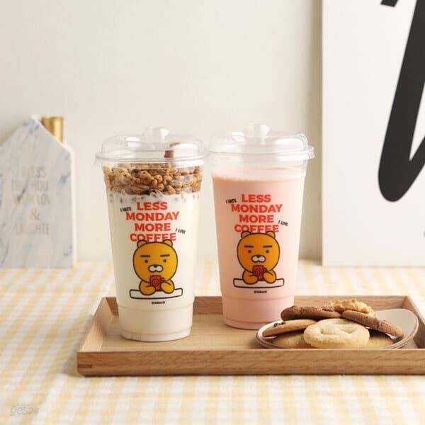 카카오프렌즈 라이언카페 아이스컵 20oz 50P
