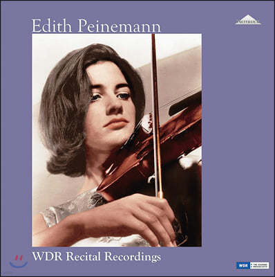 Ʈ ̳׸ 븥 ۱ ̰ Ʃ ڵ (Edith Peinemann - WDR Recital Recordings) [3LP]